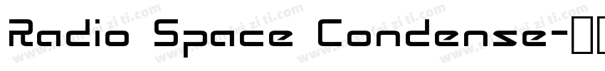 Radio Space Condense字体转换